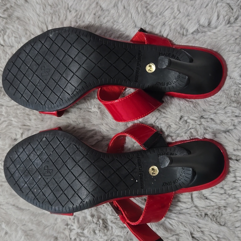 Donald J Pliner Red stilleto heels Sandals - Picture 7 of 9